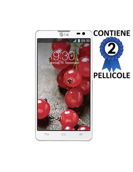 PELLICOLA PROTEGGI DISPLAY LG OPTIMUS L9 II, D605 CONFEZIONE 2 PEZZI