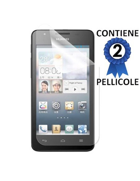 PELLICOLA PROTEGGI DISPLAY HUAWEI ASCEND G525 CONFEZIONE 2 PEZZI