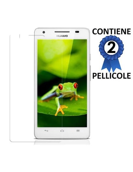 PELLICOLA PROTEGGI DISPLAY HUAWEI HONOR 3 CONFEZIONE 2 PEZZI