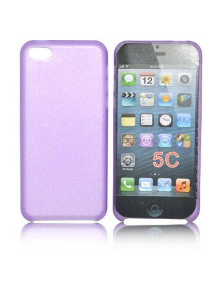 CUSTODIA BACK RIGIDA SLIM DA 0,35mm per APPLE IPHONE 5c COLORE VIOLA