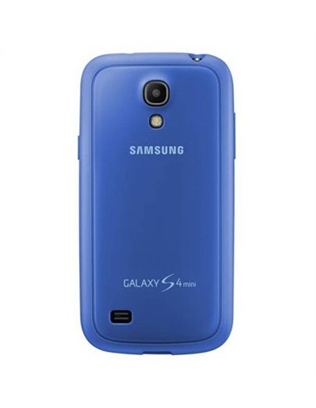 CUSTODIA BACK COVER RIGIDA ORIGINALE SAMSUNG COLORE BLU CAPRI per I9190 GALAXY S4 MINI, I9192, I9195 EF-PI919BCEGWW BLISTER