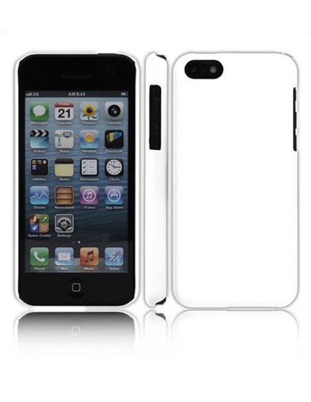 CUSTODIA BACK RIGIDA per APPLE IPHONE 5c COLORE BIANCO