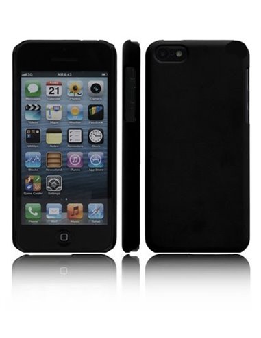 CUSTODIA BACK RIGIDA per APPLE IPHONE 5c COLORE NERO