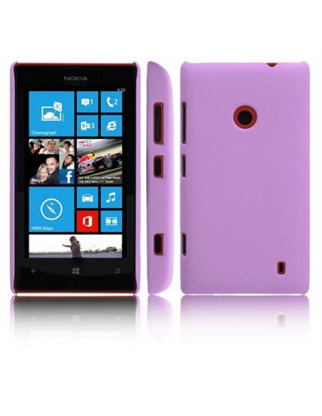 CUSTODIA BACK RIGIDA per NOKIA LUMIA 520, LUMIA 525 COLORE VIOLA