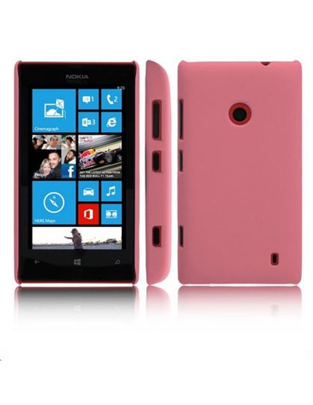 CUSTODIA BACK RIGIDA per NOKIA LUMIA 520, LUMIA 525 COLORE ROSA