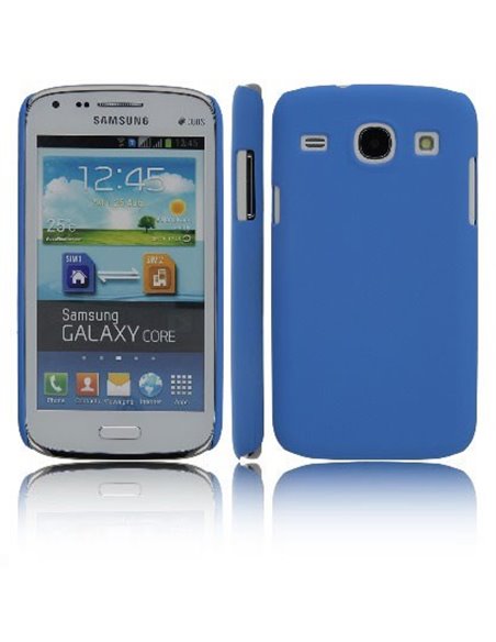 CUSTODIA BACK RIGIDA per SAMSUNG I8260 GALAXY CORE, I8262 COLORE BLU