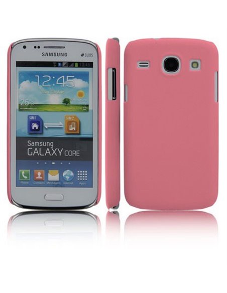 CUSTODIA BACK RIGIDA per SAMSUNG I8260 GALAXY CORE, I8262 COLORE ROSA