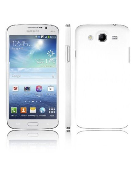 CUSTODIA BACK RIGIDA per SAMSUNG I9150 GALAXY MEGA 5.8' POLLICI, I9152 COLORE BIANCO