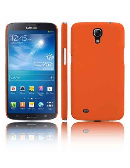 CUSTODIA BACK RIGIDA per SAMSUNG I9200 GALAXY MEGA 6.3' POLLICI, I9205 COLORE ARANCIONE