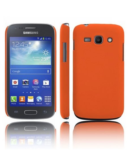 CUSTODIA BACK RIGIDA per SAMSUNG S7270 GALAXY ACE 3, S7272, S7275 COLORE ARANCIONE