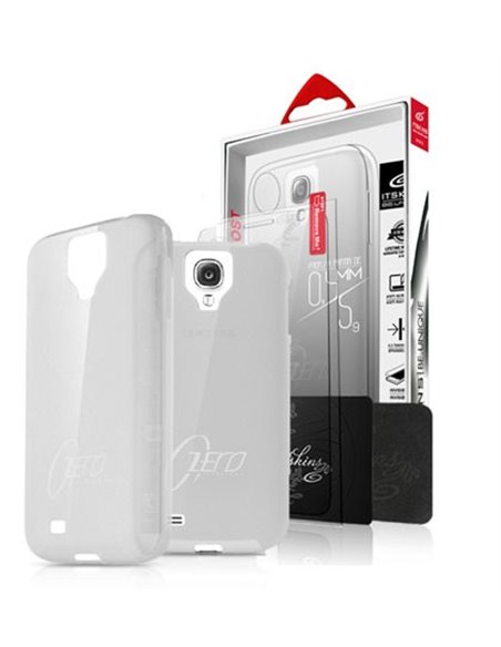 CUSTODIA BACK RIGIDA SLIM DA 0,3mm + PELLICOLA per SAMSUNG I9190 GALAXY S4 MINI COLORE BIANCO ZERO ITSKINS BLISTER