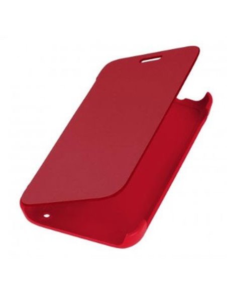 CUSTODIA ORIZZONTALE FLIP COVER per SAMSUNG I8260 GALAXY CORE, I8262 COLORE ROSSO