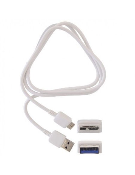 CAVO MICRO USB 3.0 - LUNGHEZZA 1 MT COLORE BIANCO