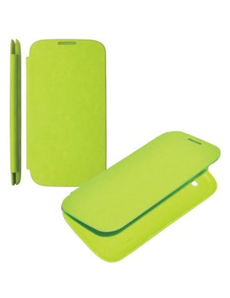 CUSTODIA ORIZZONTALE FLIP COVER per APPLE IPHONE 4, 4S COLORE VERDE