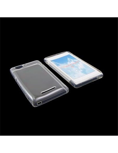 CUSTODIA GEL TPU SILICONE per SONY XPERIA M, C1904, C1905, C2004, C2005 COLORE BIANCO