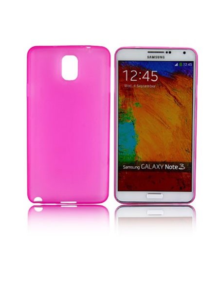 CUSTODIA BACK RIGIDA SLIM DA 0,35mm per SAMSUNG GALAXY NOTE 3, N9000, N9002, N9005 COLORE ROSA