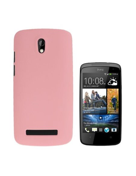 CUSTODIA BACK RIGIDA per HTC DESIRE 500 COLORE ROSA