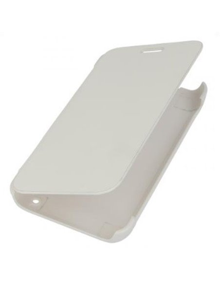 CUSTODIA FLIP COVER ORIZZONTALE per HUAWEI ASCEND Y320 COLORE BIANCO