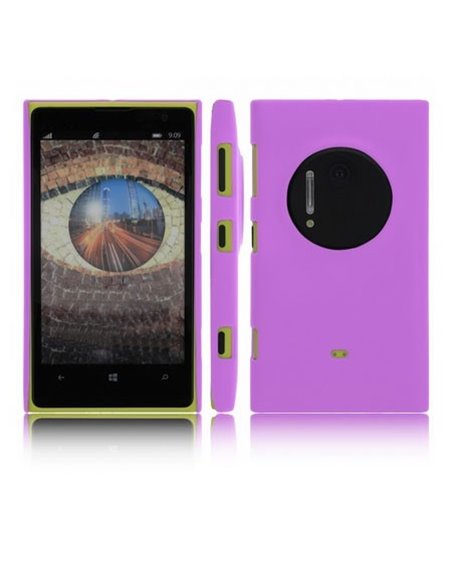 CUSTODIA BACK RIGIDA per NOKIA LUMIA 1020, EOS, 909, RM-875, RM-877, RM-876 COLORE VIOLA