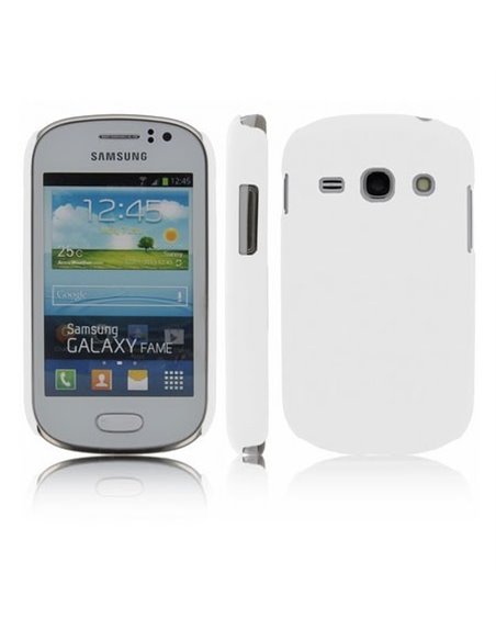 CUSTODIA BACK RIGIDA per SAMSUNG S6810 GALAXY FAME, S6812 GALAXY FAME DUOS COLORE BIANCO