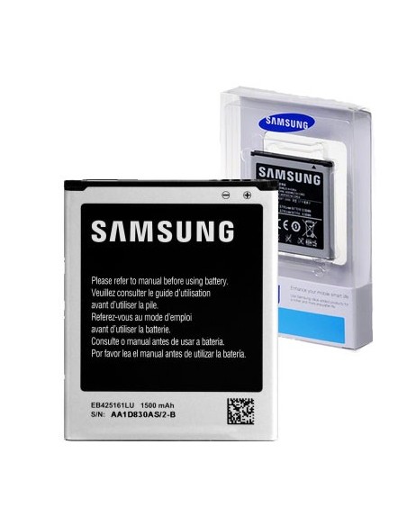 BATTERIA ORIGINALE SAMSUNG EB425161LU per I8160 GALAXY ACE 2, S7562 GALAXY S DUOS, S7560 GALAXY TREND 1500 mAh LI-ION BLISTER