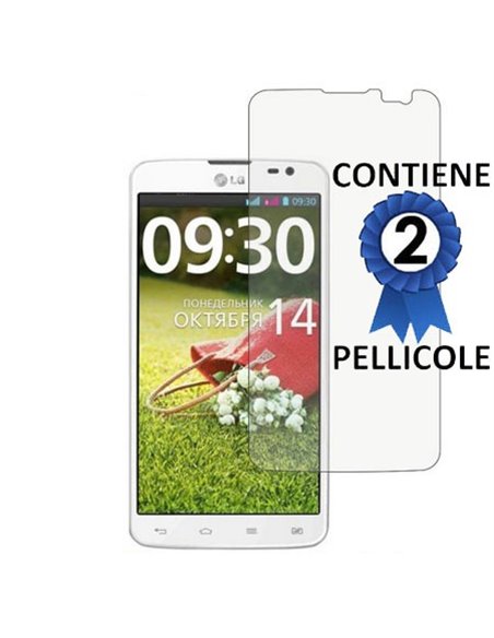 PELLICOLA PROTEGGI DISPLAY per LG G PRO LITE DUAL D686 CONFEZIONE 2 PEZZI