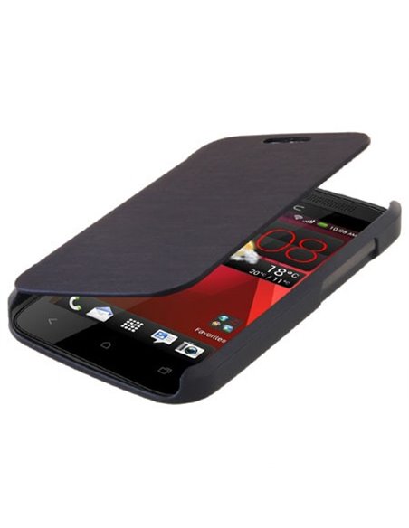 CUSTODIA FLIP ORIZZONTALE per HTC DESIRE 200 COLORE BLU