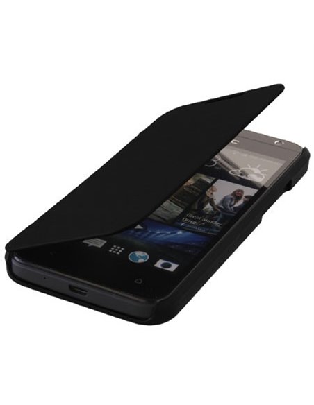 CUSTODIA FLIP ORIZZONTALE per HTC DESIRE 300 COLORE NERO