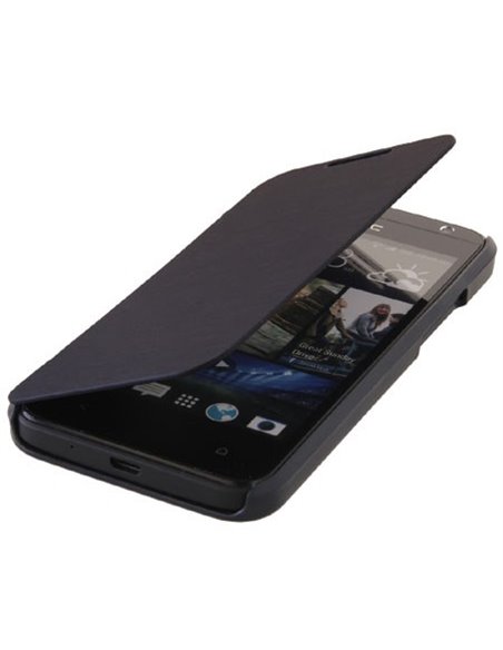 CUSTODIA FLIP ORIZZONTALE per HTC DESIRE 300 COLORE BLU