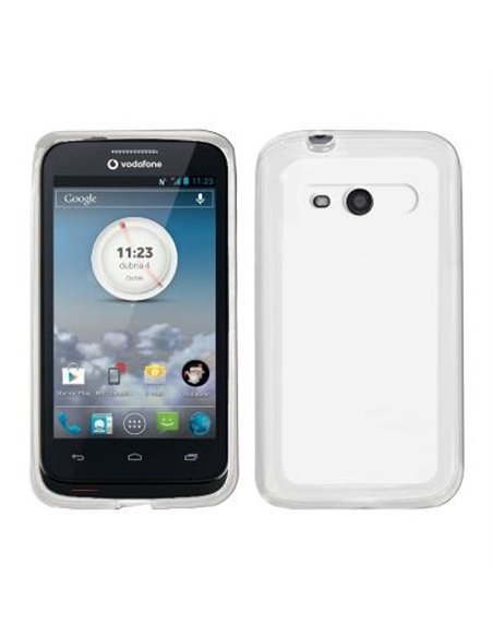 CUSTODIA GEL TPU SILICONE per VODAFONE 975, SMART 3 COLORE BIANCO