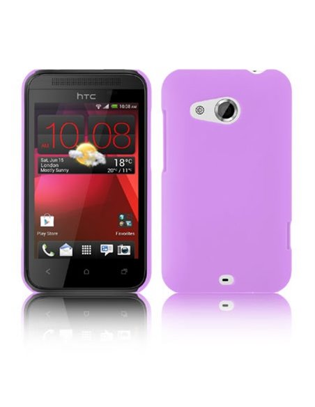 CUSTODIA BACK RIGIDA per HTC DESIRE 200 COLORE VIOLA