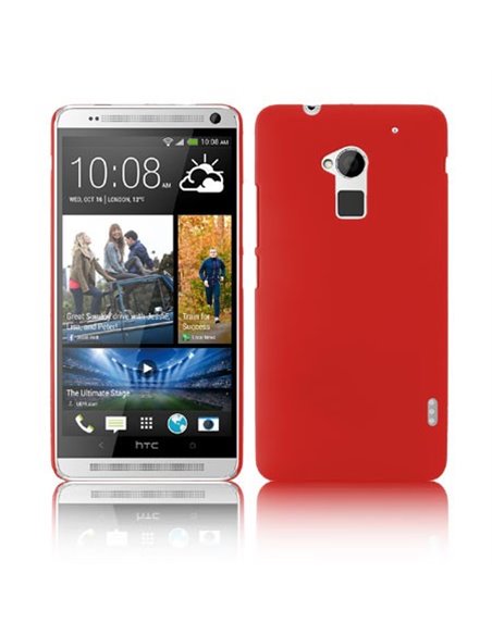 CUSTODIA BACK RIGIDA per HTC ONE MAX COLORE ROSSO