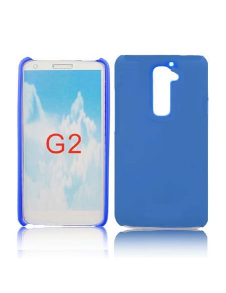 CUSTODIA BACK RIGIDA per LG OPTIMUS G2, D802, D802TA, D803 COLORE BLU