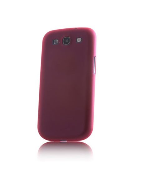 CUSTODIA BACK RIGIDA SLIM DA 0,35mm per SAMSUNG I8260 GALAXY CORE, I8262 GALAXY CORE DUOS COLORE ROSSO