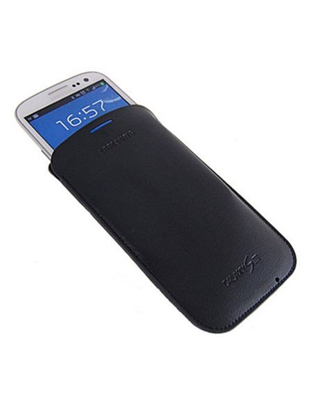 CUSTODIA A SACCHETTO ORIGINALE SAMSUNG COLORE NERO per I9300 GALAXY S3, I9300i GALAXY S3 NEO EFC-1G6LBECSTD POUCH BLISTER