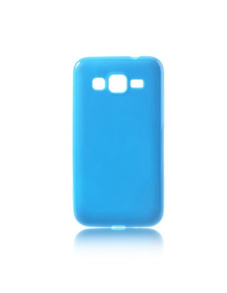 CUSTODIA GEL TPU SILICONE per SAMSUNG I8580 GALAXY CORE ADVANCE COLORE BLU