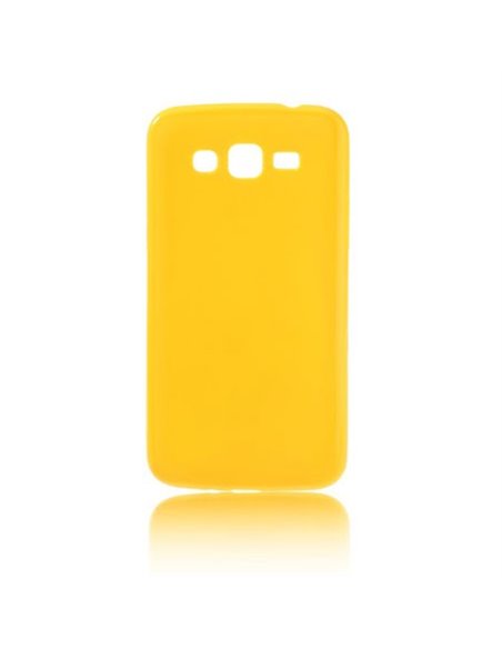 CUSTODIA GEL TPU SILICONE per SAMSUNG G7106 GALAXY GRAND 2, G7100, G7102, G7105 COLORE GIALLO