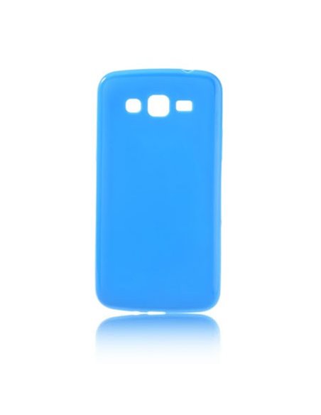 CUSTODIA GEL TPU SILICONE per SAMSUNG G7106 GALAXY GRAND 2, G7100, G7102, G7105 COLORE BLU