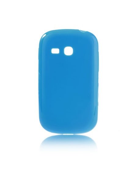 CUSTODIA GEL TPU SILICONE per SAMSUNG S6790 GALAXY FAME LITE, S6792 GALAXY FAME LITE DUOS COLORE BLU