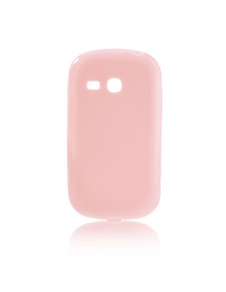 CUSTODIA GEL TPU SILICONE per SAMSUNG S6790 GALAXY FAME LITE, S6792 GALAXY FAME LITE DUOS COLORE ROSA