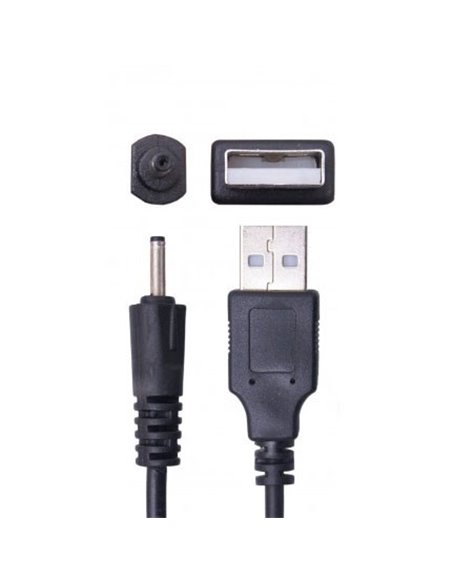 CAVO USB con ATTACCO 2mm per NOKIA 6101, 3110 CLASSIC, N95 COLORE NERO - SEGUE COMPATIBILITA'..