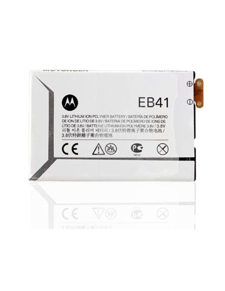 BATTERIA ORIGINALE MOTOROLA EB41 per DROID 4, P893, P894, XT894 1785 mAh LI-ION BULK