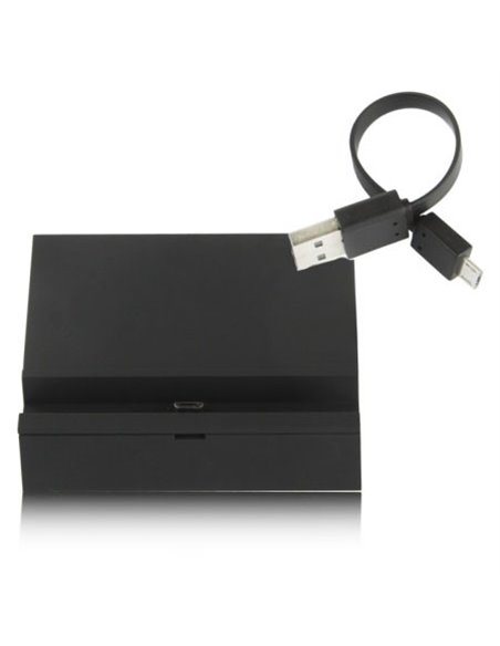 BASETTA DOCKING UNIVERSALE PER SMARTPHONE E TABLET CON ATTACCO MICRO USB COLORE NERO