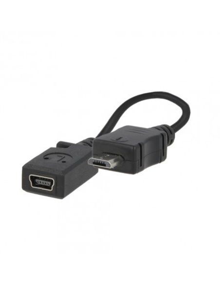 ADATTATORE da MINI USB FEMMINA A MICRO USB MASCHIO CON CAVO