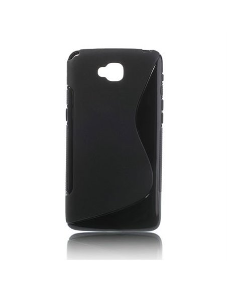 CUSTODIA GEL TPU SILICONE DOUBLE per LG G PRO LITE D680, D682TR, G PRO LITE DUAL D686 COLORE NERO