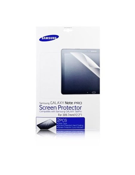 PELLICOLA PROTEGGI DISPLAY ORIGINALE SAMSUNG per GALAXY NOTE PRO 12.2, SM-P900, 12,2' CONFEZIONE 2 PZ ET-FP900CTEGWW