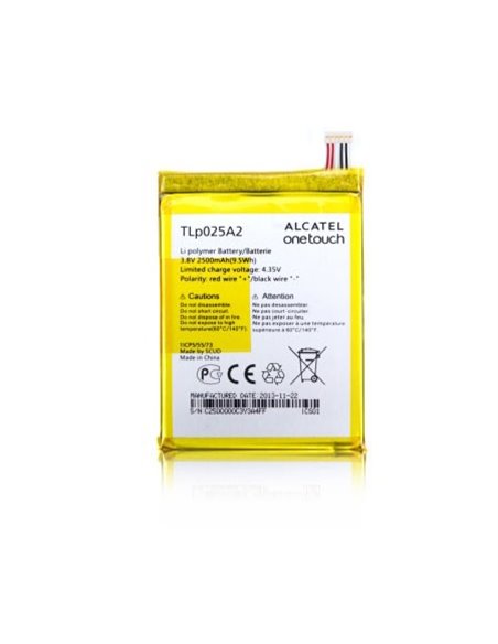 BATTERIA ORIGINALE ALCATEL TLP025A2 per ONE TOUCH 8000D SCRIBE EASY 2500 mAh LI-ION BULK SEGUE COMPATIBILITA'..