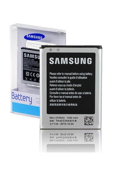 BATTERIA ORIGINALE SAMSUNG per S6810 GALAXY FAME, S6810P GALAXY FAME NFC 1300 mAh LI-ION CON TECNOLOGIA NFC EB-L1P3DVUC BLISTER