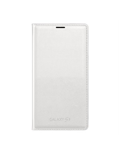 CUSTODIA FLIP COVER ORIGINALE SAMSUNG per G900F GALAXY S5, G900H, G900M COLORE BIANCO EF-WG900BWEGWW BLISTER