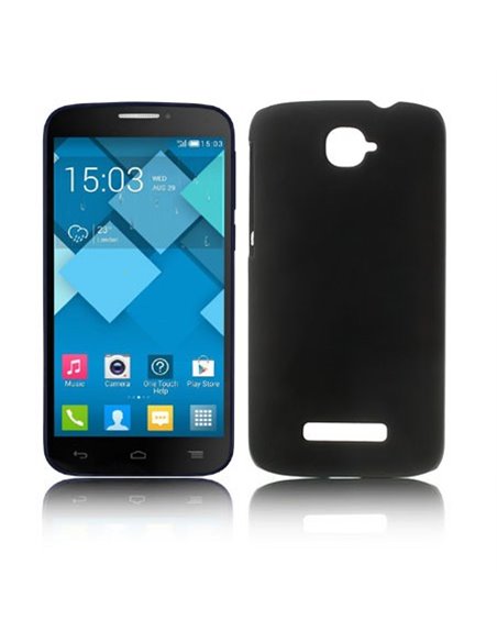 CUSTODIA BACK RIGIDA per ALCATEL ONE TOUCH POP C7 DUAL SIM, OT-7040D COLORE NERO